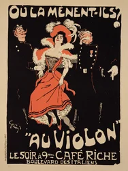 Riproduzione di un poster pubblicitario del 